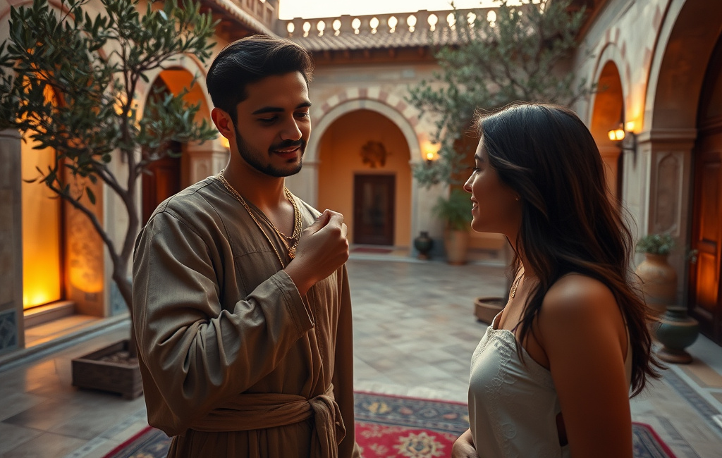 Rüyada birine altın kolye takmak, şans ve maddi kazanç işareti