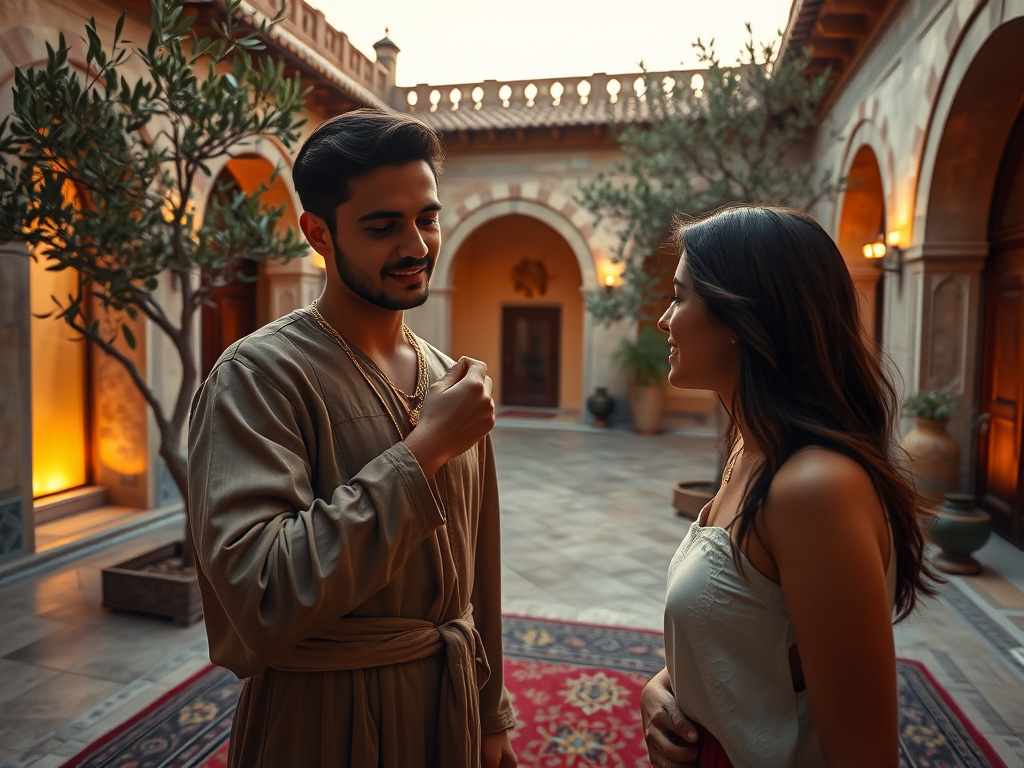 Rüyada birine altın kolye takmak, şans ve maddi kazanç işareti