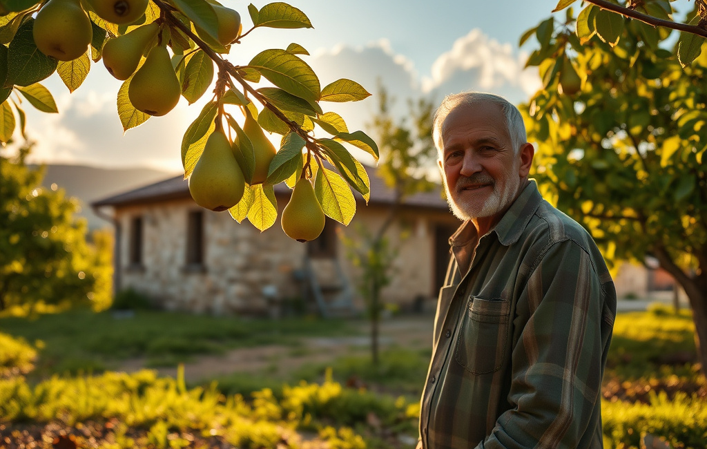 Rüyada yerden yeşil armut toplamak, bereketin ve iyi haberlerin habercisidir.