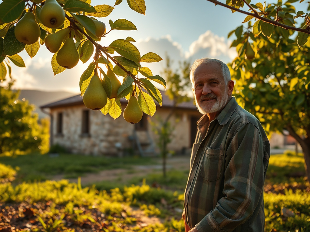 Rüyada yerden yeşil armut toplamak, bereketin ve iyi haberlerin habercisidir.