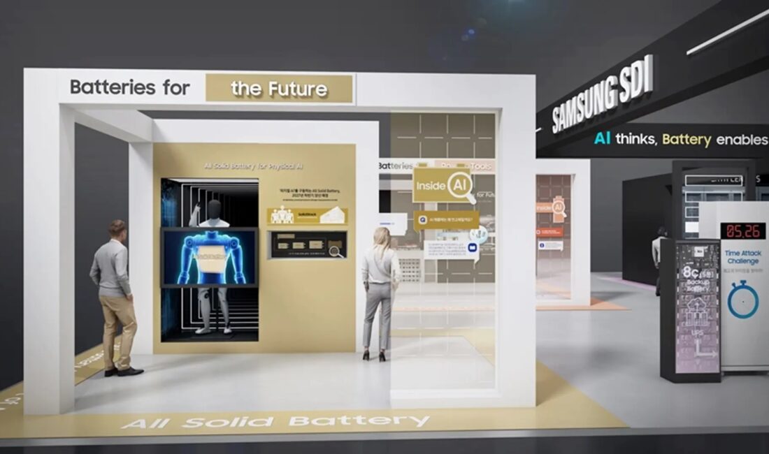 Samsung SDI, robot teknolojisinde devrim yaratacak yeni katı hal bataryasını