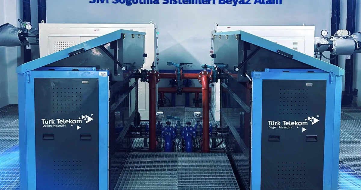 Türk Telekom, veri merkezlerinde yerli soğutma teknolojisiyle enerji verimliliğini artırarak