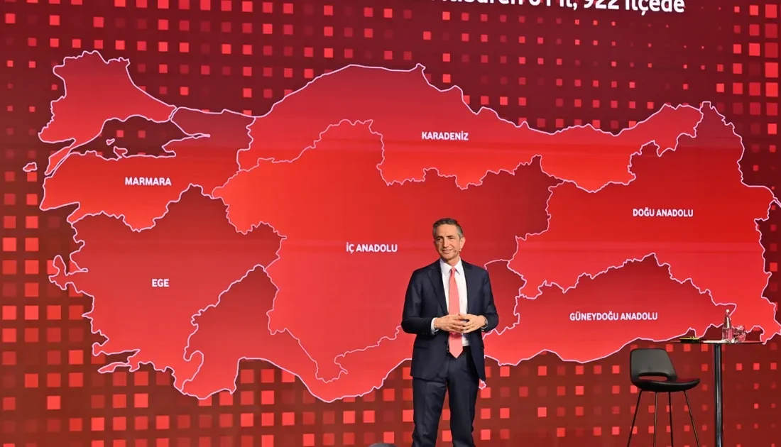 Vodafone, 1 Nisan'da Türkiye genelinde 81 il ve 922 ilçede