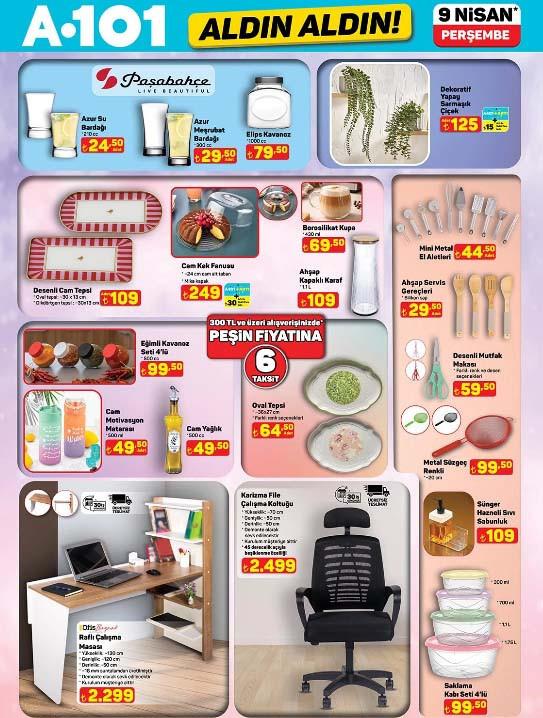 A101 9 Nisan 2026 Aktüel Fiyat Listesi