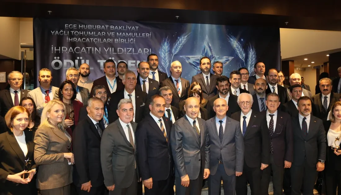 Ege Hububat İhracatçıları Genel Kurulu ve İhracatın Yıldızları Ödül Töreni'nde
