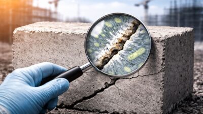 Kendi kendini onaran akıllı beton, gerçek ölçekli testlerde başarılı sonuçlar