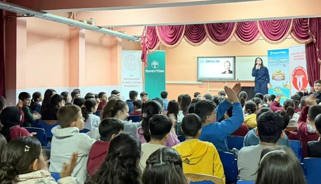 Kuveyt Türk'ün Girişimci Kaşif Eğitimleri Muş'ta öğrencilerle buluşarak girişimcilik bilincini