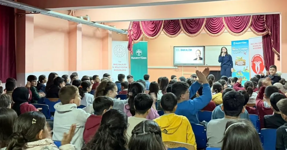 Kuveyt Türk'ün Girişimci Kaşif Eğitimleri Muş'ta öğrencilerle buluşarak girişimcilik bilincini