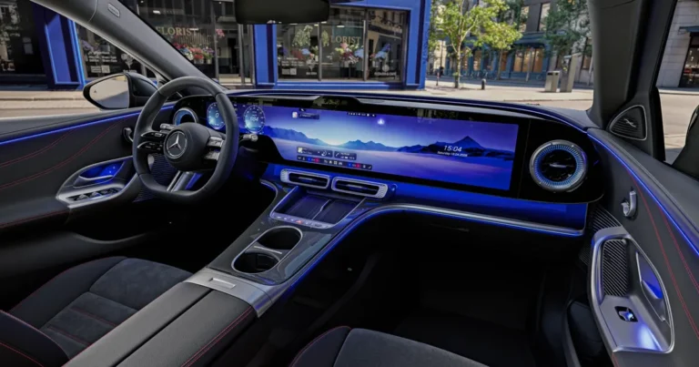 Mercedes-Benz Yeni Elektrikli C-Serisi’nin İç Mekanını Tanıttı