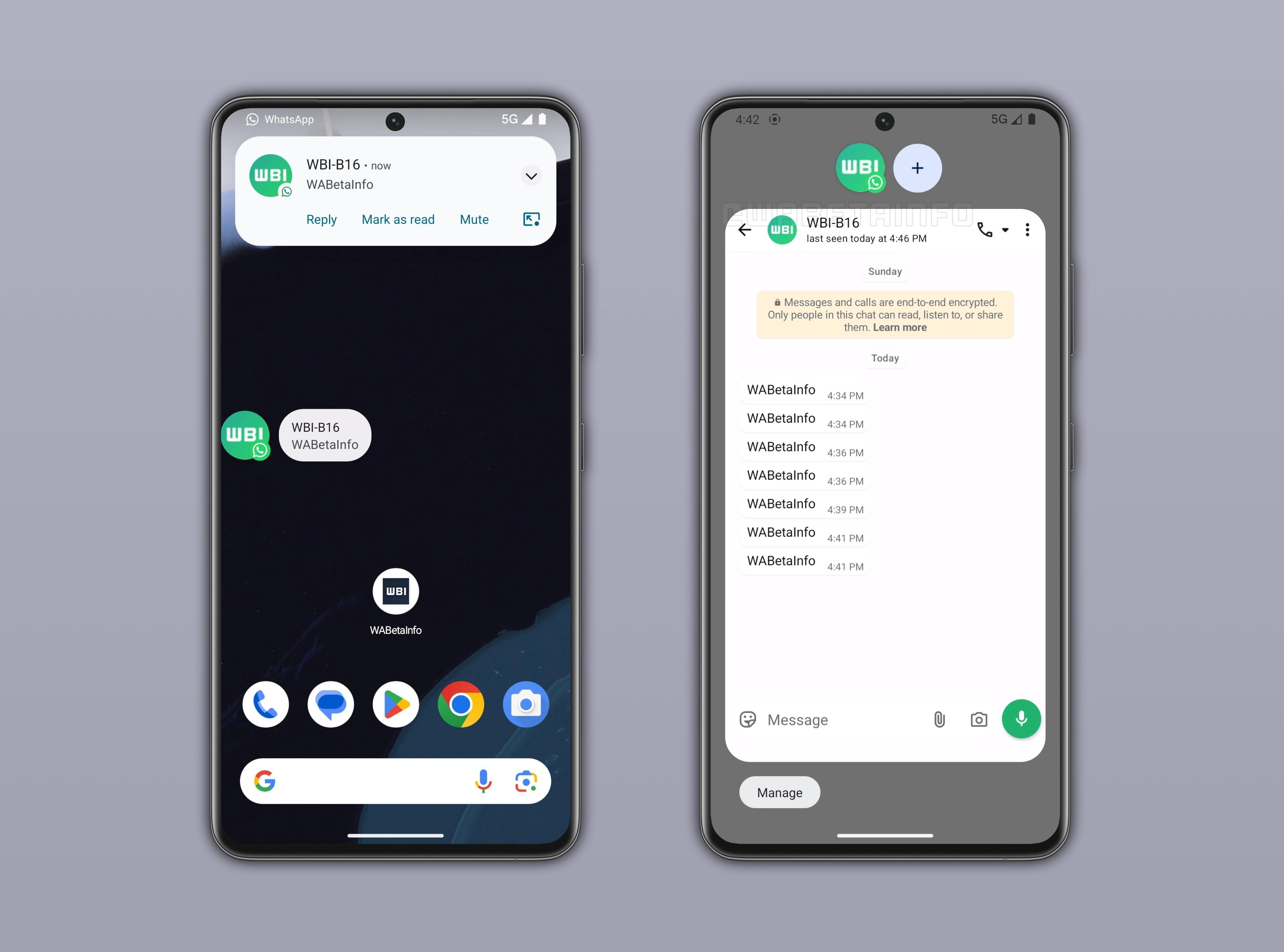 WhatsApp, Android için bildirim baloncukları özelliğini test ediyor