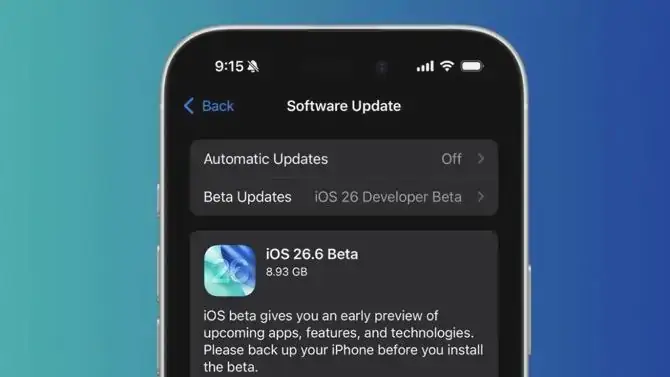 iOS 26.6 Halka Açık Beta Yayında