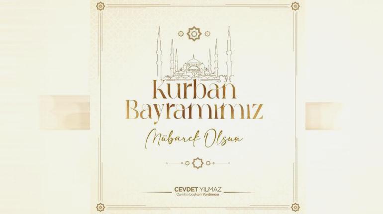 Cevdet Yılmaz'dan Kurban Bayramı mesajı