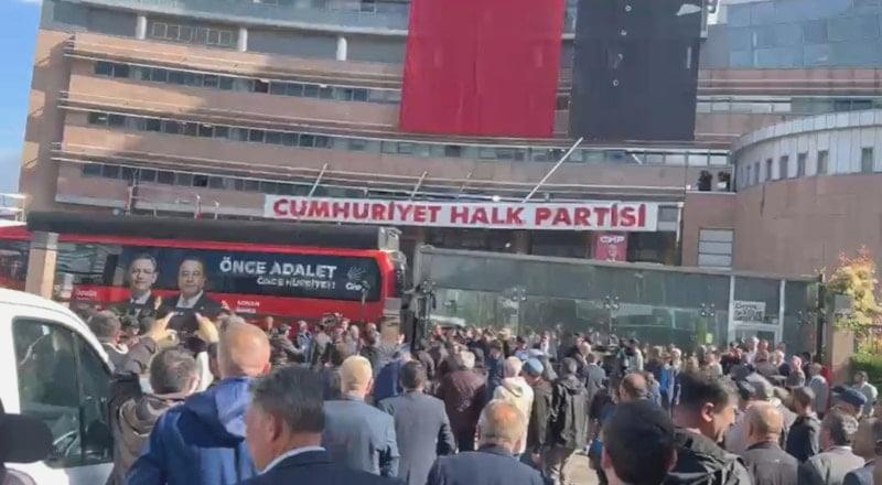 CHP Genel Merkezi’nde yaşanan gelişmeler