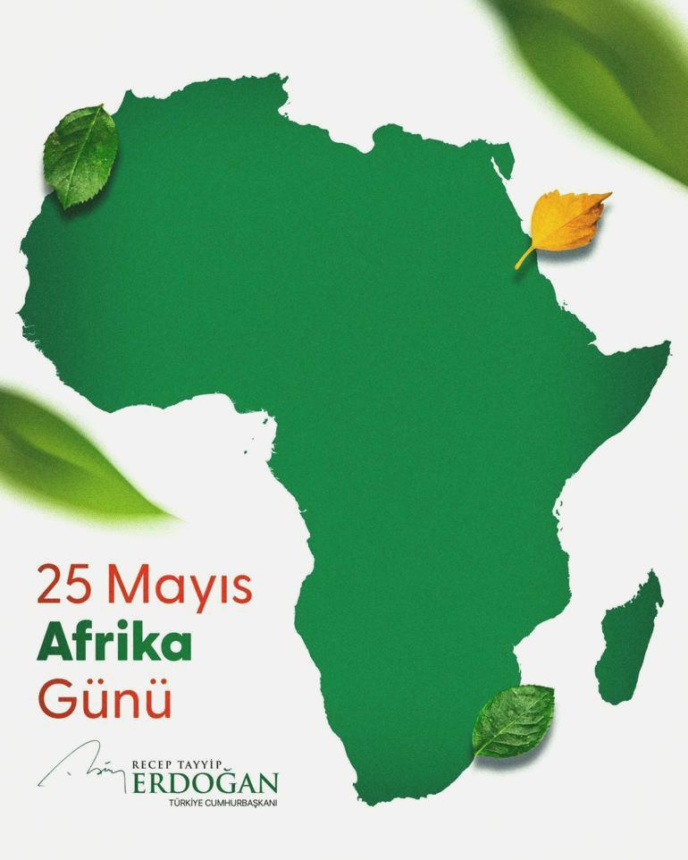 Erdoğan’dan Afrika Günü mesajı
