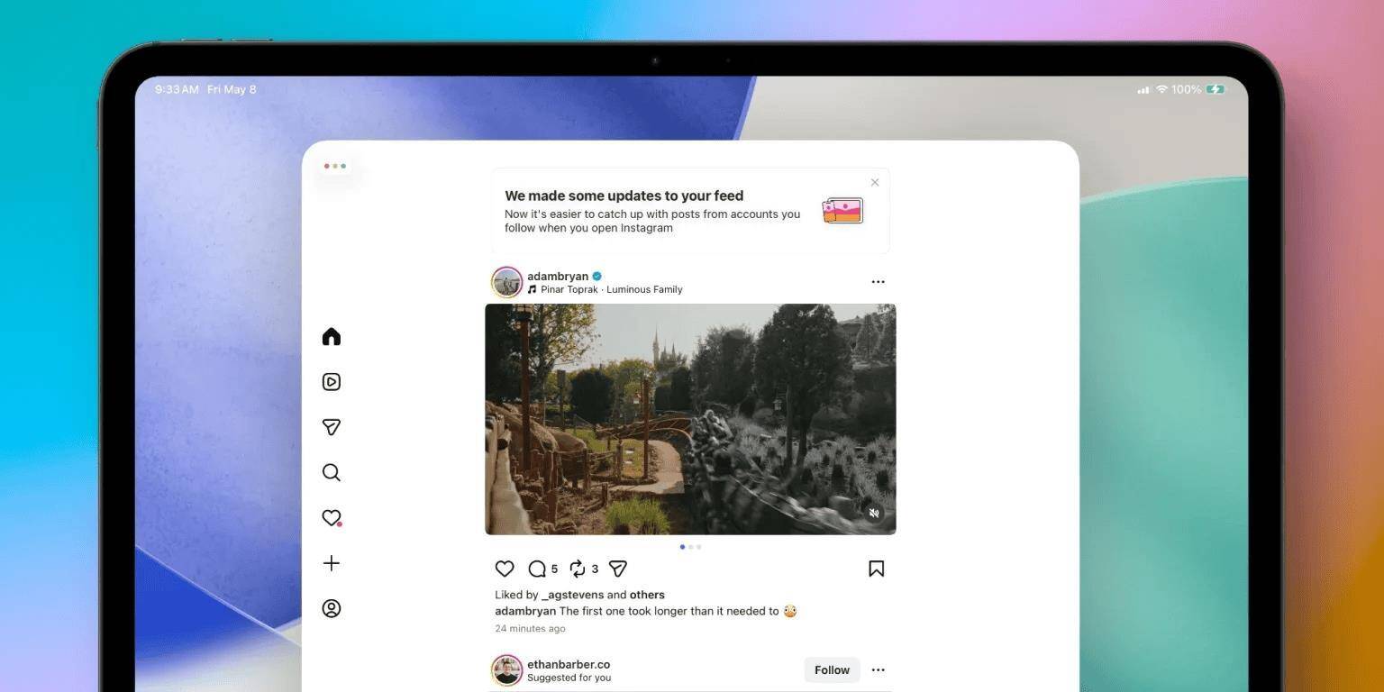 Instagram Updates iPad App With Familiar iPhone-Style Layout 1 Instagram Updates iPad App With Familiar iPhone-Style Layout