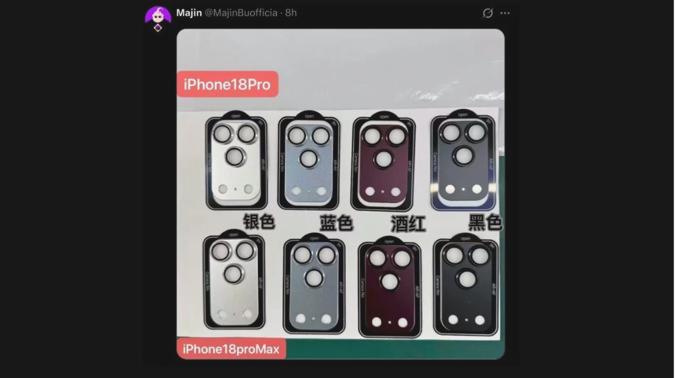 iPhone 18 Pro renk görselleri aksesuar çıktı
