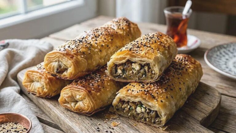 Köz Patlıcanlı Börek Tarifi: Malzemeler ve Yapılışı
