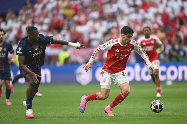 PSG ilk 30 dakikada yüksek topa sahip olmasına rağmen Arsenal savunmasını aşamadı 1 PSG ilk 30 dakikada yüksek topa sahip olmasına rağmen Arsenal savunmasını aşamadı