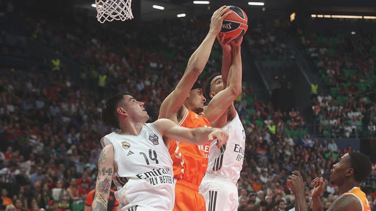 Real Madrid, Valencia Basket’i 105-90 yenerek EuroLeague finalinde Olympiakos’un rakibi oldu