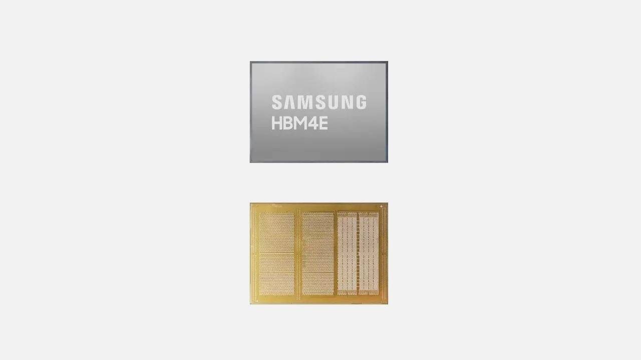 Samsung, 12 katmanlı HBM4E belleğin örnek sevkiyatına başladı