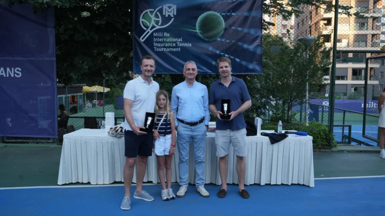 Millî Reasürans’ın 38. Uluslararası Sigortacılar Tenis Turnuvası’nda Şampiyonlar Belli Oldu