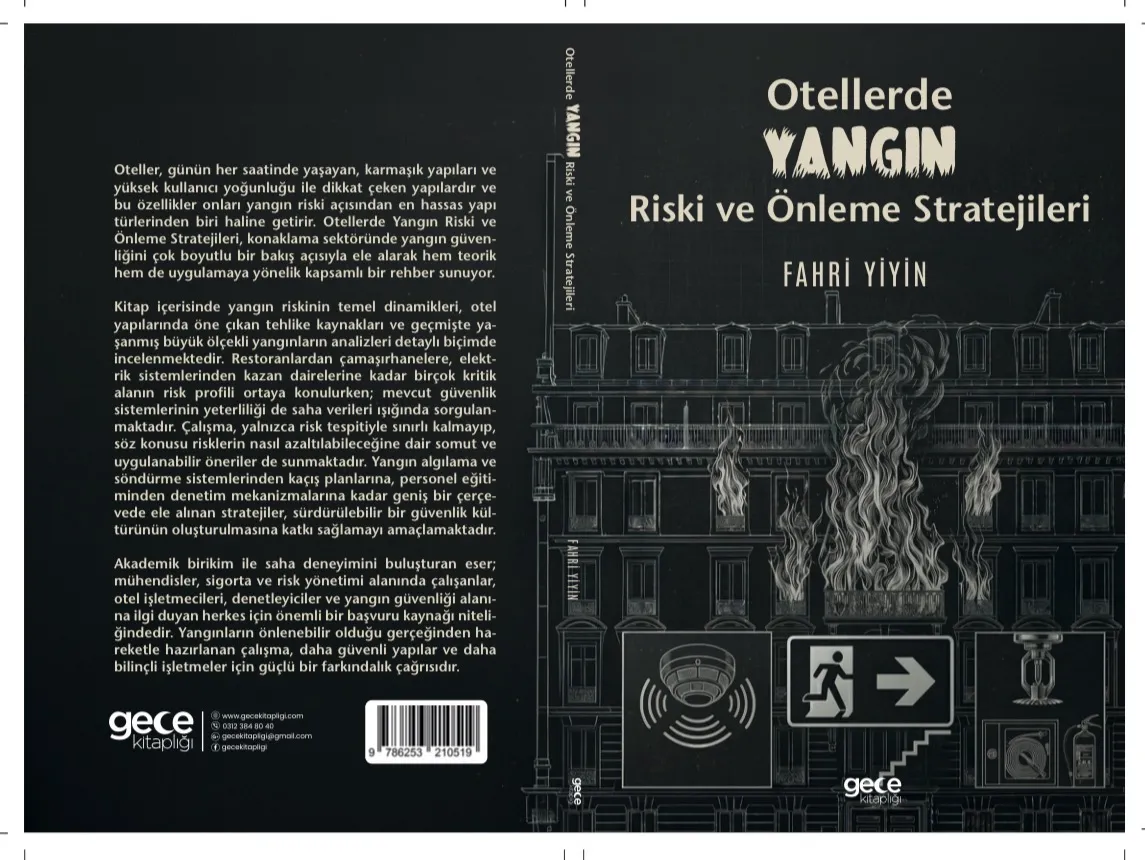 Otellerde Yangın Riski ve Önleme Stratejileri Kitabı Yayımlandı
