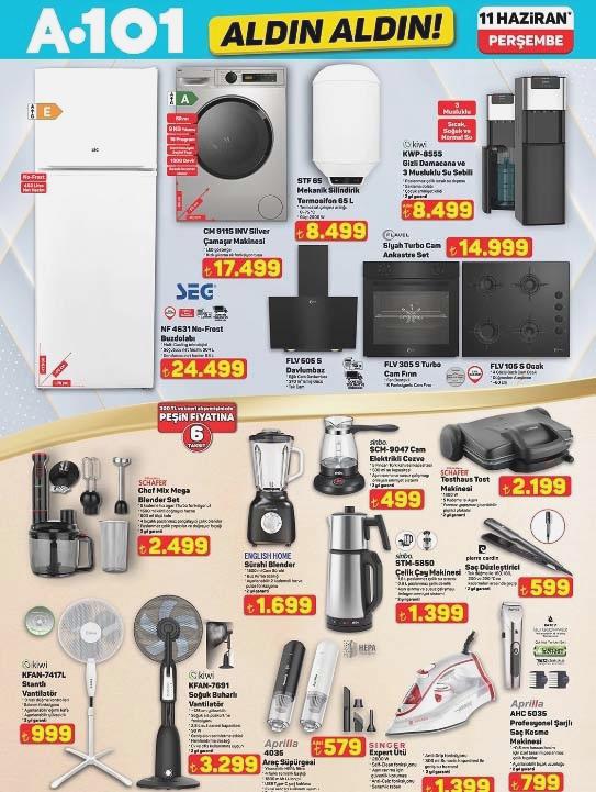 A101 11 Haziran 2026 Aldın Aldın Kataloğu: Elektronik, Beyaz Eşya, Bisiklet, Moped, Ev, Oyuncak ve Yaz Ürünleri 3 A101 11 Haziran 2026 Aldın Aldın Kataloğu
