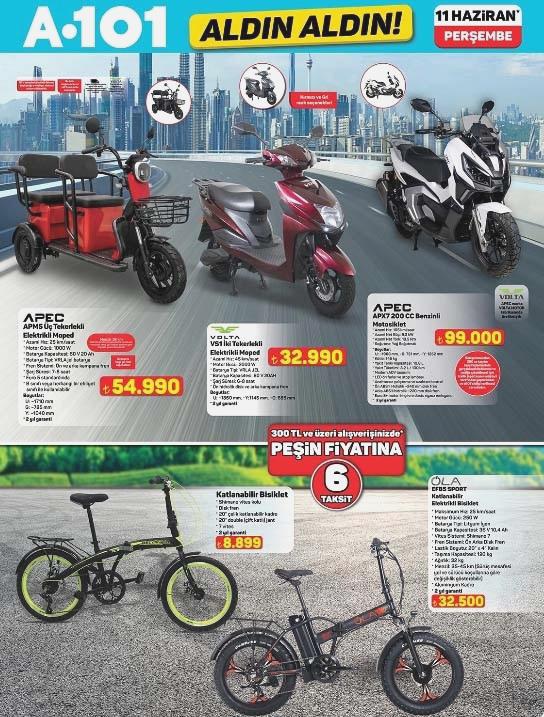 A101 11 Haziran 2026 Aldın Aldın Kataloğu: Elektronik, Beyaz Eşya, Bisiklet, Moped, Ev, Oyuncak ve Yaz Ürünleri 4 A101 11 Haziran 2026 Aldın Aldın Kataloğu