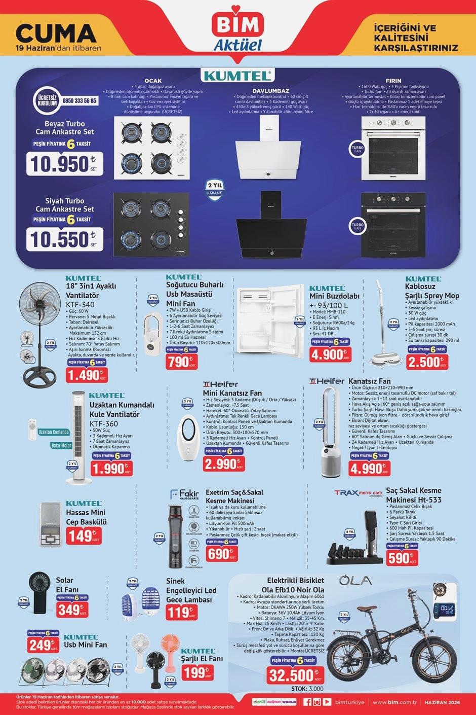 BİM Aktüel 19 Haziran 2026 Kataloğu Elektronik Ev Aletleri Giyim Oyuncak ve Temel Ürünler 3 BİM Aktüel 19 Haziran 2026 Kataloğu