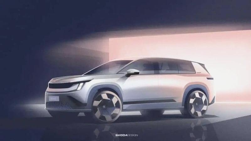 Skoda Peaq Elektrikli Amiral Gemisi SUV Tasarımı ve Tanıtım Tarihi 2 Skoda Peaq Elektrikli Amiral Gemisi SUV Tasarımı ve Tanıtım Tarihi