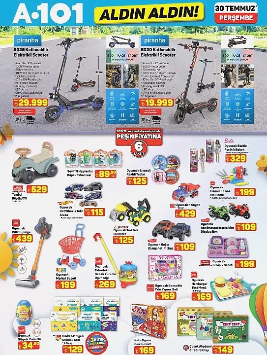 A101 30 Temmuz 2026 Aktüel Ürünleri
