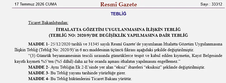 İthalatta gözetimde yüzde 5 esnekliği 2 ithalatta gozetimde yuzde 5 esnekligi 0