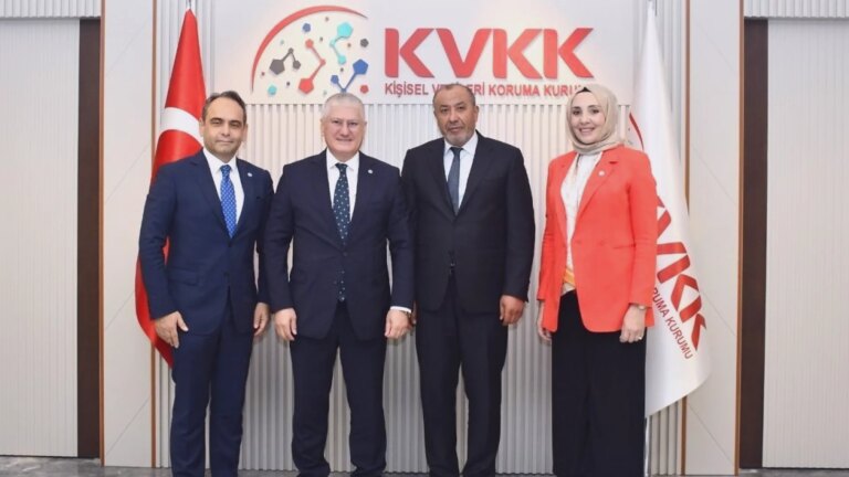 TSB heyeti, KVKK Başkanı Faruk Bilir ile veri güvenliği ve iş birliği konularını görüştü