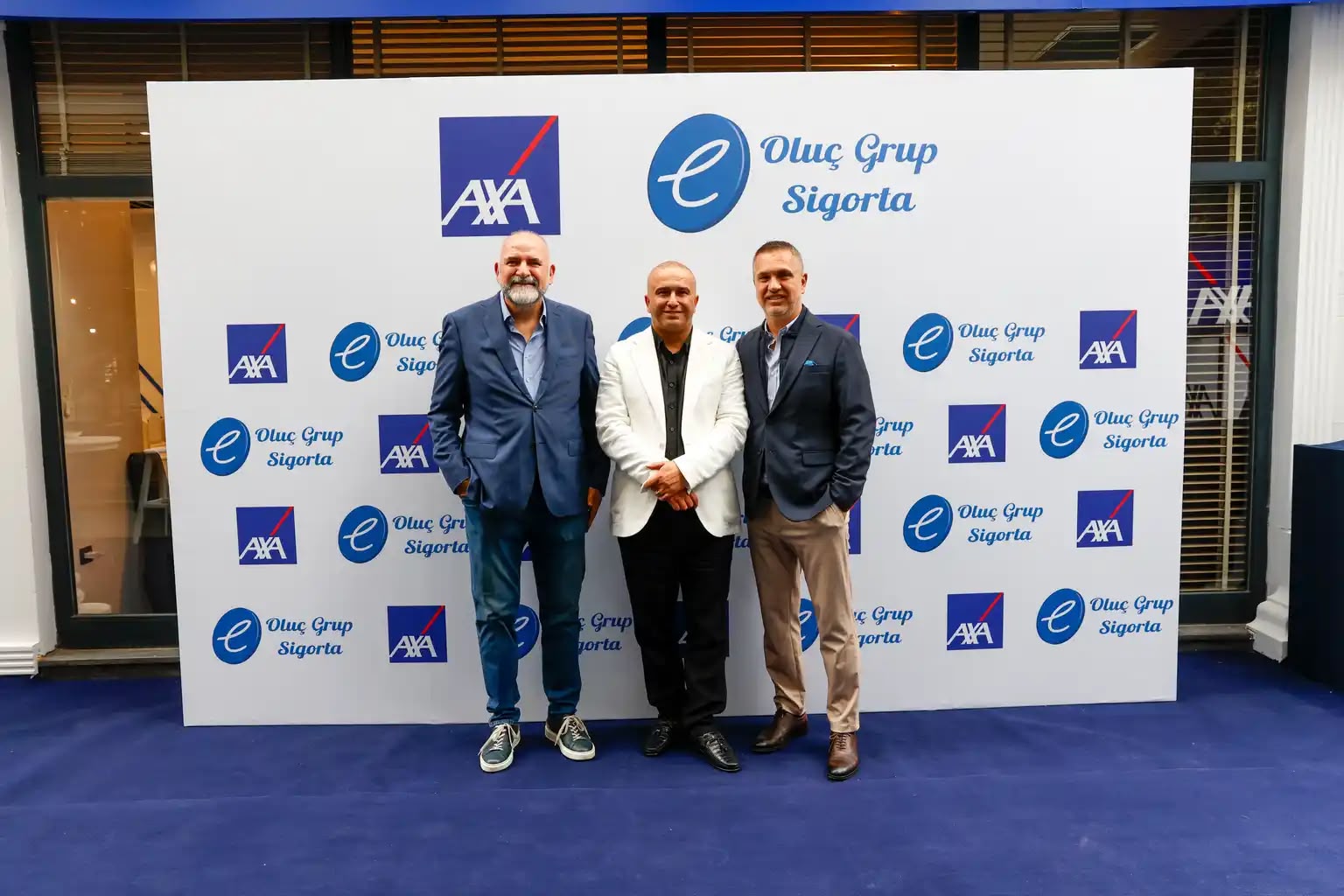 AXA ve Oluç Grup Sigorta yöneticileri açılışta