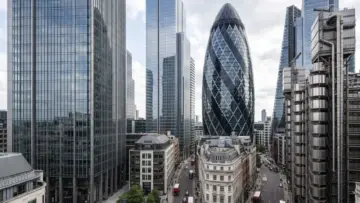 AmTrust sigorta şirketinin Londra St Mary Axe bölgesindeki yeni gökdelen planı