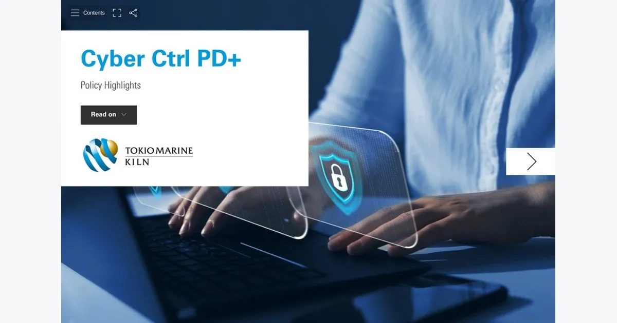 Tokio Marine Kiln Cyber Ctrl PD+ siber kaynakli fiziksel hasar ve is durmasi sigortasi urun gorseli