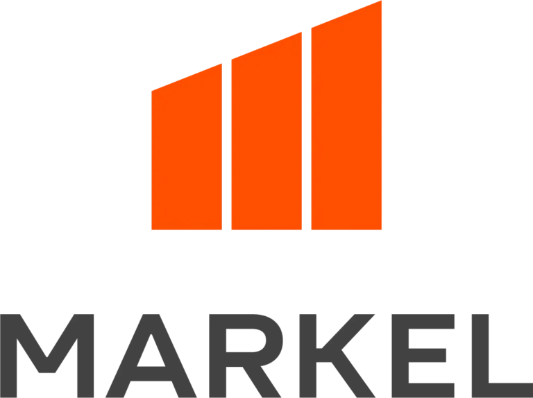 Markel Insurance şirketinin turuncu simgeli kurumsal logosu