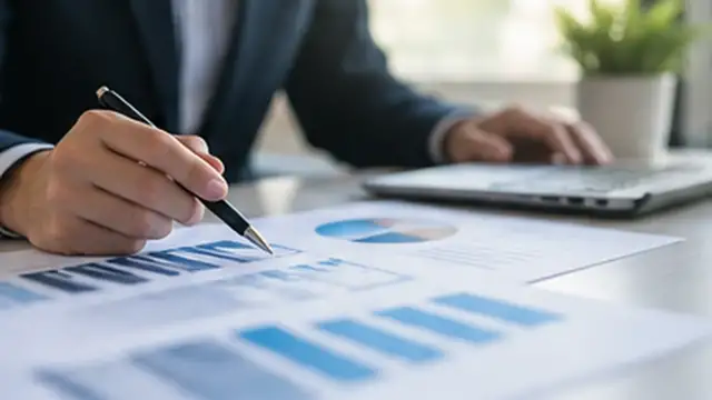 Masa üzerinde hesap makinesi ve prim ödeme belgeleri; isteğe bağlı sigorta primi takibi