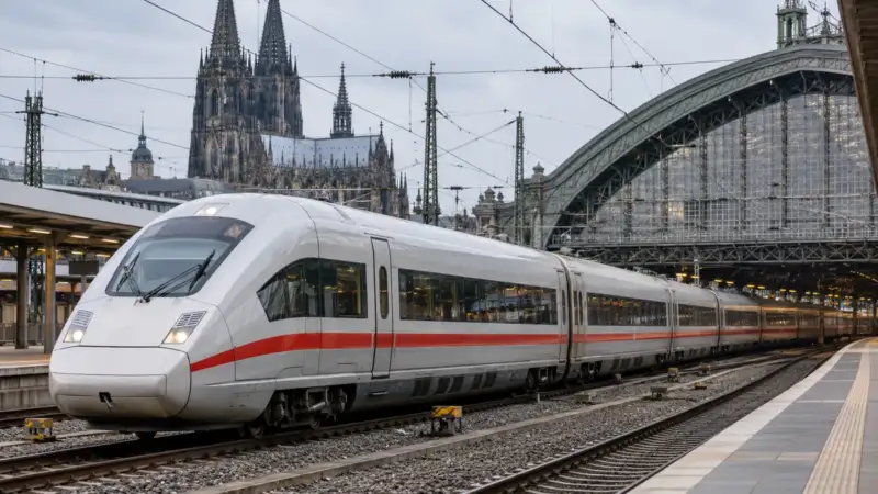 Almanya demiryolu taşımacılığı ve reasürans temsili tren istasyonu