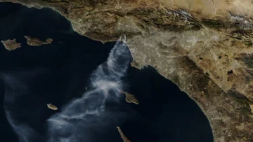 NASA uydusundan 2025 yılı Los Angeles Palisades ve Eaton orman yangınları