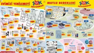 12 NİSAN ŞOK AKTÜEL ÜRÜNLER KATALOĞU || ŞOK broşürü Cumartesi ürünleri neler? Bebek ürünleri, ev yenileme ve onarım malzemeleri…