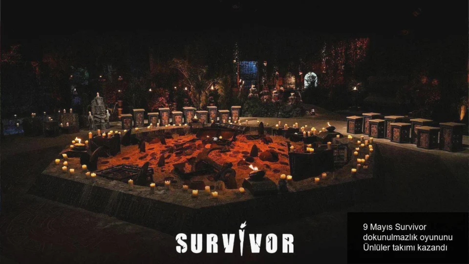 9 Mayıs Survivor dokunulmazlık oyununu Ünlüler takımı kazandı