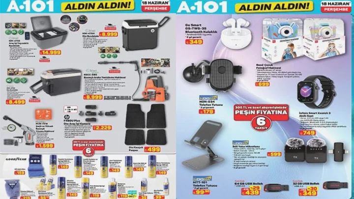 A101 18 Haziran 2026 Aktüel Katalog Ürünleri