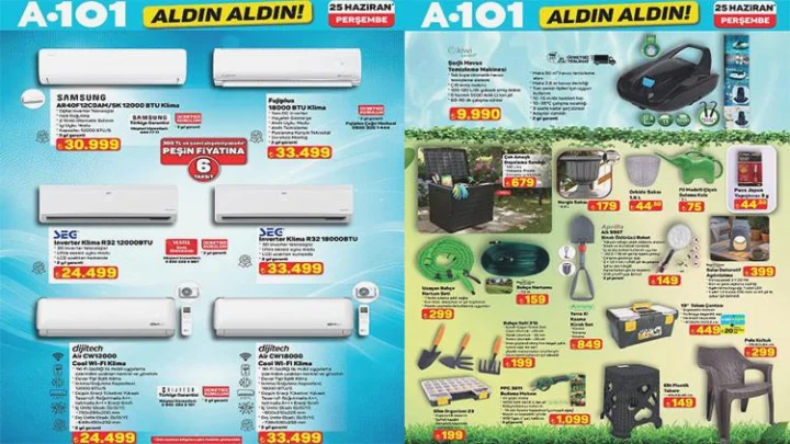 A101 25 Haziran 2026 Aktüel Katalog Öne Çıkan Ürünler ve Fiyatlar