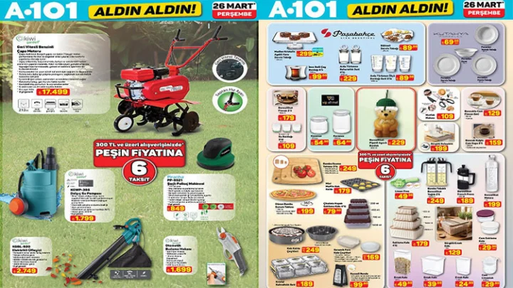 A101 26 Mart 2026 Aktüel Ürünler Kataloğu Yayınlandı