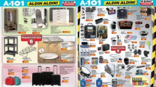 A101 Aktüel Ürünler Afişi 18 Şubat 2026 || Bu Hafta A101 Aldın Aldın Kataloğunda İndirimde Olan Ürünler
