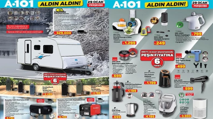 A101 Aldın Aldın kataloğu 29 Ocak 2026 indirimli ürün listesi yayımlandı