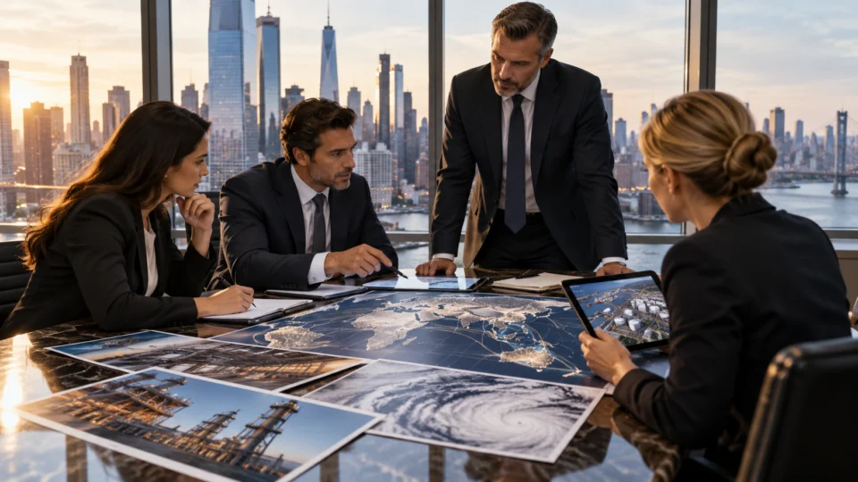 Toptan brokerler ve E&S sigortacılığı için profesyonel risk değerlendirme toplantısı