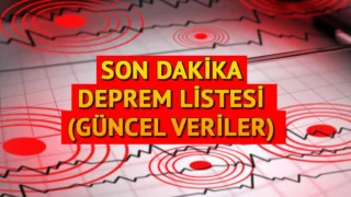 AFAD ve Kandilli Son Depremler Listesi Güncellendi