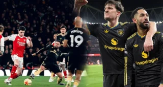 Arsenal Manchester United’a Sahasında 3-2 Mağlup Oldu